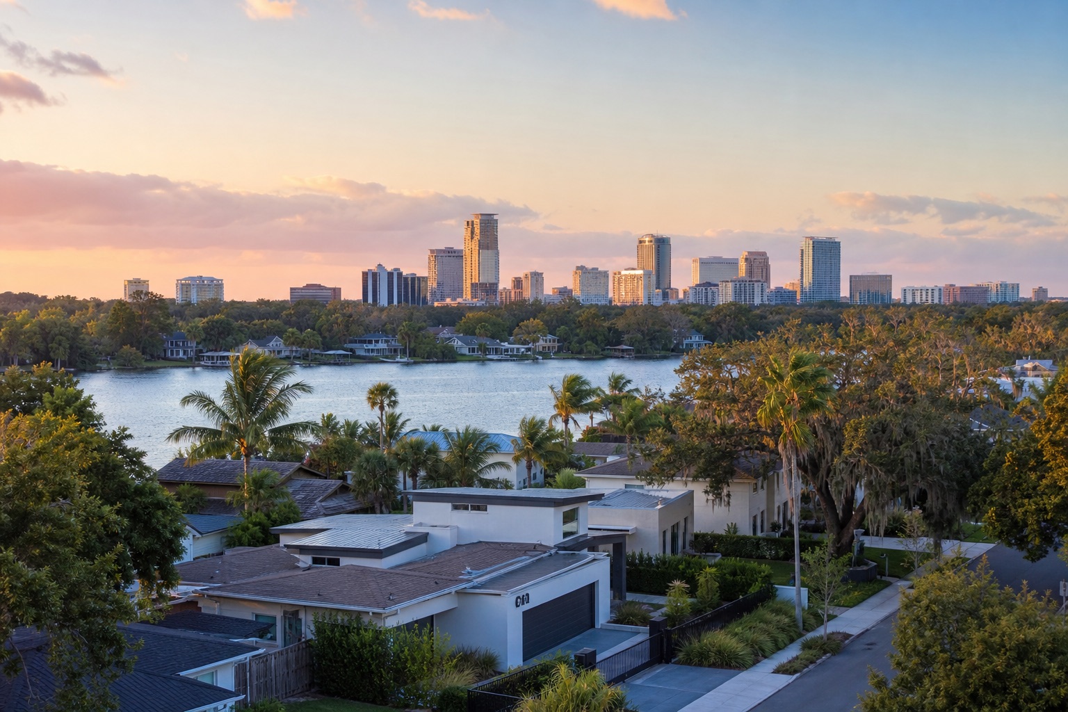 Area view of Orlando, FL