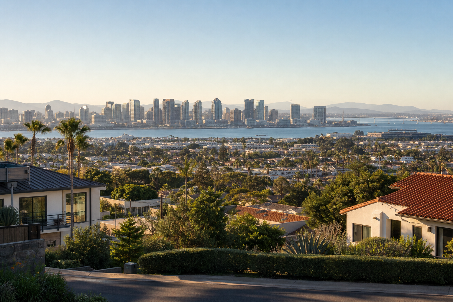 Area view of San Diego, CA